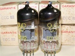 Brand New, MINT NOS NIB Late 1960s Production Funkwerk RFT ECC82 12AU7 Tubes Halo Getter with Fat Extra Support Rod. Made in E. Germany.