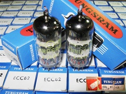 Matched Pairs, Brand New, MINT NOS NIB MAY-1978 Tungsram ECC82 12AU7 Tubes with same batch code. Made in Hungary. Tungsram ECC82 tubes are well liked by many Audiophiles.