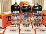 Brand New, MINT NOS NIB Mid 1960s Brimar Military Production CV4024 12AT7WA tubes with Black Plates and copper posts. STC Production, Made in England. Relabeled and boxed by Tronix as 6201. Very desirable 12AT7/ECC81 type tube for both Audio and Guitar ap