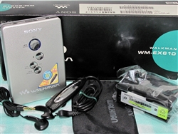 Like New 2000 Sony Walkman Cassette Player WM-EX610 with Original Box - Made in Malaysia - Reconditioned - DOLBY