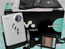 Like New 2002 Sony Walkman Cassette Player WM-EX631 with Original Box - Made in Malaysia - Reconditioned