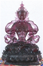 Statue Amitayus Glass, 11 inch