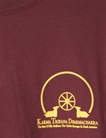 T-Shirt, maroon, with new KTD Logo