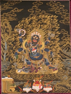 Thangka Six-Armed Mahakala