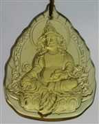 Deity Pendant Dzambhala Glass