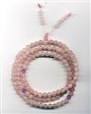 Mala Rose Quartz, 08 mm