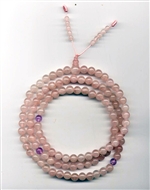 Mala Rose Quartz, 08 mm