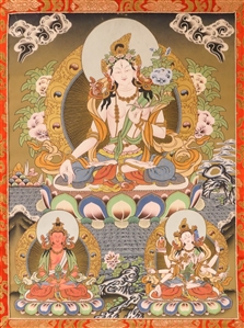 Thangka White Tara