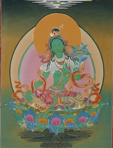 Thangka Green Tara