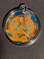 Deity Pendant White Umbrella