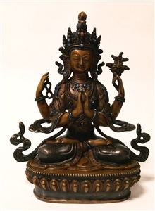 Statue Chenrezig, 08 inch