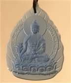 Deity Pendant Medicine Buddha Glass