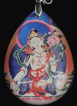 White Tara Pendant tear drop