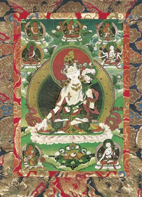 White Tara, Laminated Card 5 x 7 inch