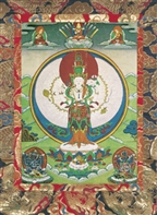 Thousand Armed Avalokiteshvara<br>Laminated: 5"x7"