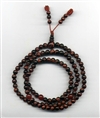 Mala Tiger Eye Red, 06 mm, 108 beads