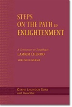 Steps on the Path to Enlightenment, Vol 1: The Foundation Practices <br>  By: Geshe Lundrup Sopa