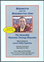 Bodhicitta and the Bodhisattva Vow, DVD<br>  By: Thrangu Rinpoche