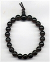 Wrist Mala Quartz Smoky, 08 mm, 21 beads