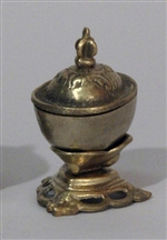 Kapala, brass, small 2.5" in height, diameter of cup: 1.75"