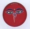 Buddha Eyes, Magnet, Red