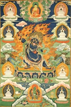 Vajrapani, matted