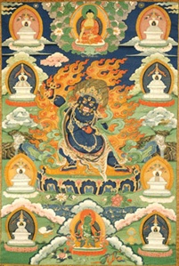 Vajrapani, matted