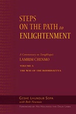 Steps on the Path to Enlightenment, Vol 3:  The Way of the Bodhisattva <br> By: Geshe Lundrup Sopa