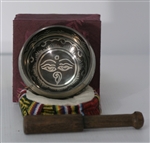 Singing Bowl Gift Set (Red Box w/ Buddha Eyes)