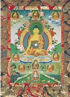 Medicine Buddha, Laminated Card 5 x 7 inch