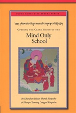 Opening the Clear Vision of the Mind Only School <br> By: Khenchen Palden Sherab Rinpoche and  Khenpo Tsewang Dongyal Rinpoche