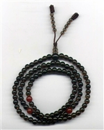 Mala Smoky Quartz, 05 mm, 108 beads on elastic string