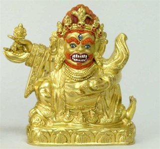 Statue Dorje Bernachen 04.5 inch, 06 inch, Fully Gold Plated