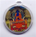 Deity Pendant Medicine Buddha (Golden)