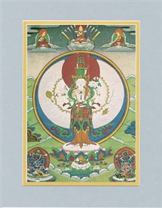 Thousand-Armed Avalokiteshvara, matted