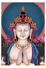 Avalokiteshvara, Face Postcard