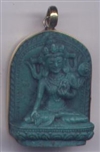 White Tara Pendant, 1.5 inch