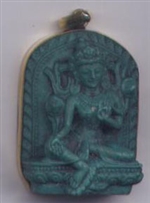 Green Tara Pendant, 1.5 inch