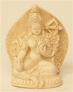 Statue Red Tara, 4 inch, Resin