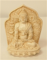 Statue Medicine Buddha, 2 inch, Resin