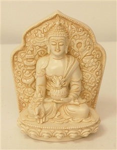 Statue Medicine Buddha, 4 inch, Resin