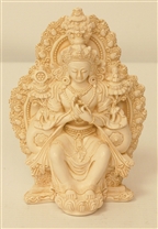 Statue Maitreya, 4 inch, Resin