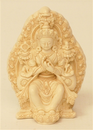 Statue Maitreya, 2.5 inch, Resin