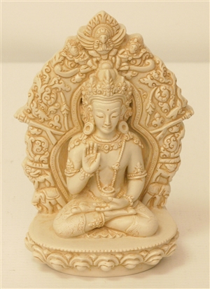 Statue Buddha Fear Not, 4.5 inch, Resin