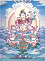 White Tara in Snow Mountains