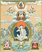 Milarepa and Kagyu teachers