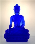 Statue Akshobhya Buddha 08 inch, Glass