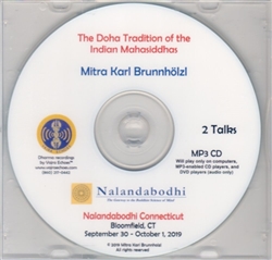 Doha Tradition of the Indian Mahasiddhas (MP3 CD) <br> By: Mitra Karl Bunnholzl