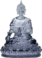 Statue Medicine Buddha resin, 06 inch. Hand painted.