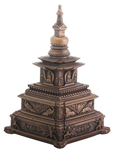 Statue Stupa resin, 05.5 inch